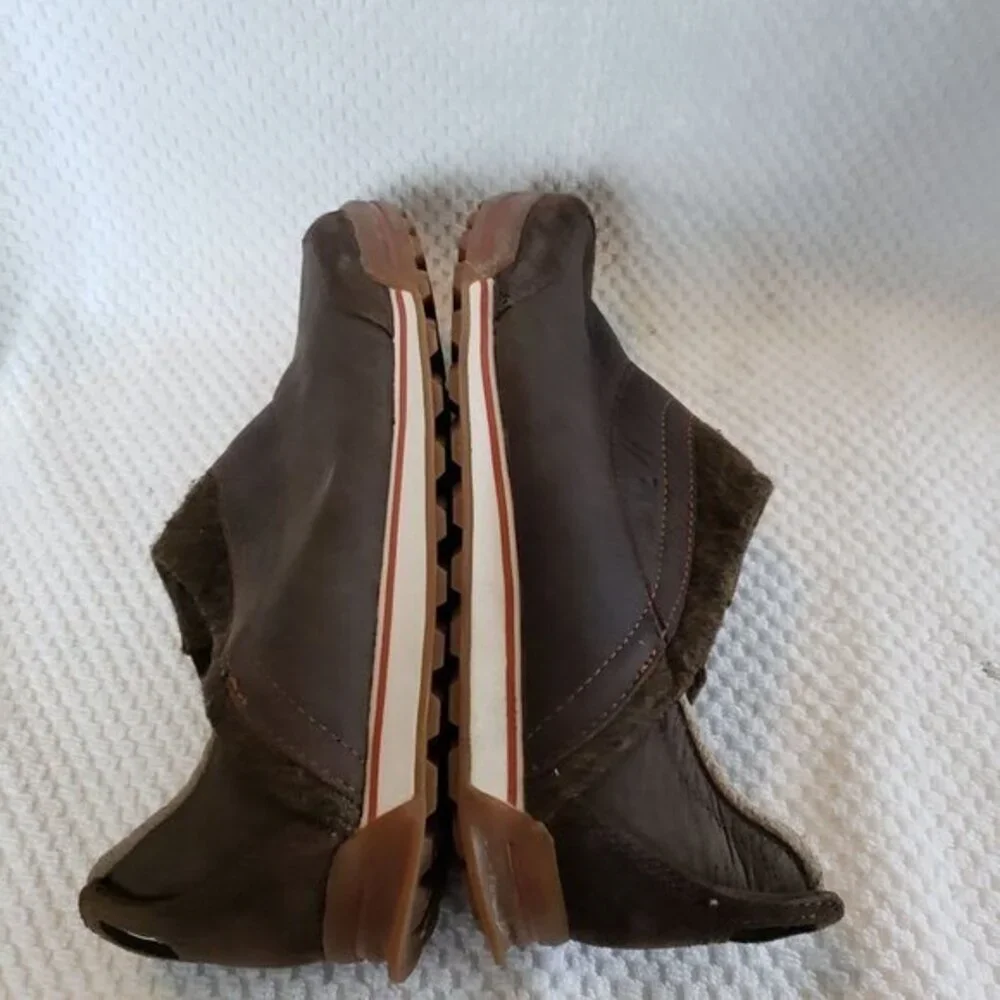 Teva Haley Brown Leather Loafers Womens Shoes Size‎ 8 Pre-Owned